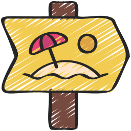 Road sign icon