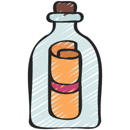 Message in a bottle icon