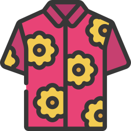 Hawaiian shirt icon