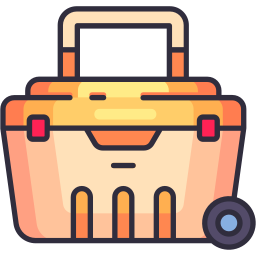 Portable fridge icon