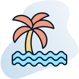 islas palmeras icono