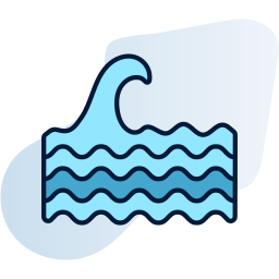 olas de agua icono