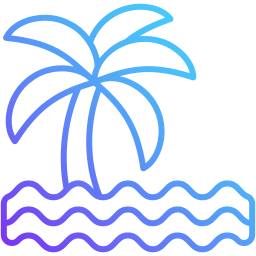 Îles des palmiers Icône