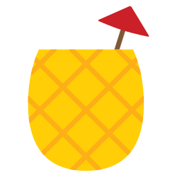 koktajl ananasowy ikona