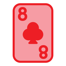 Eight of clubs icon
