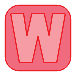 文字w icon