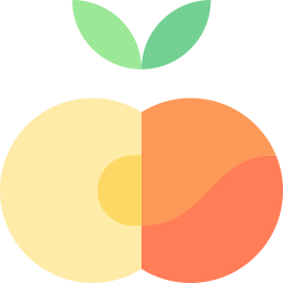 Saturn peach icon