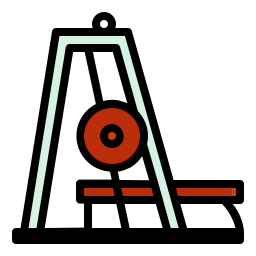 attrezzature da palestra icona