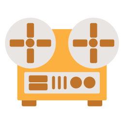 Old video camera icon