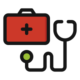 First aid kit icon