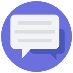 Speech bubble icon