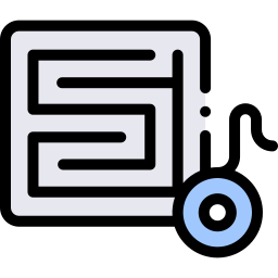 Maze tape icon