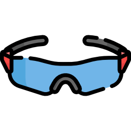 lentes de seguridad icono