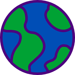 planet erde icon