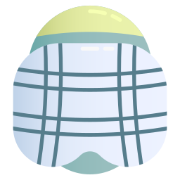 Hockey helmet icon