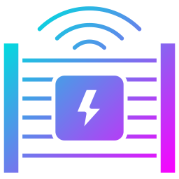 Electric fence icon