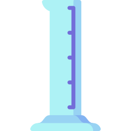 Graduated cylinder icon