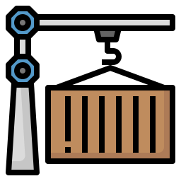 Container crane icon