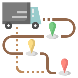 Logistics delievry icon