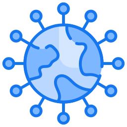 Global connection icon