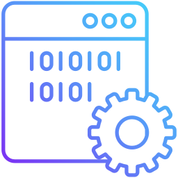 Binary code icon