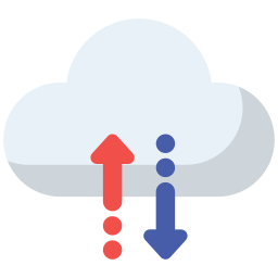 datos en la nube icono