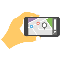 Gps navigation icon