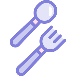 Baby cutlery icon