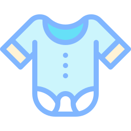 Baby clothes icon