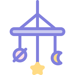 Baby mobile icon