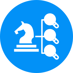 plan stratégique Icône