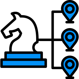 stratégie d'entreprise Icône