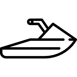 오른쪽을 향한 jetski icon