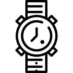 waterbestendig horloge icoon