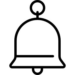 campana colgante icono