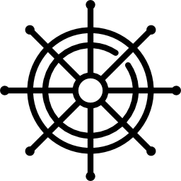 kierownica łodzi ikona