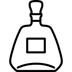 botella de alcohol icono