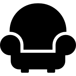 sofá individual Ícone