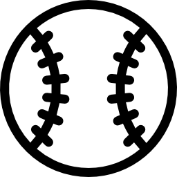 grande palla da baseball icona