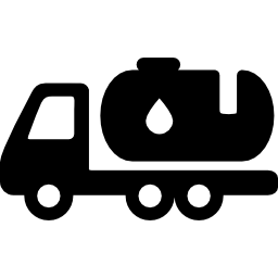 camion di carburante icona