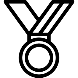 medaglia vincitori icona