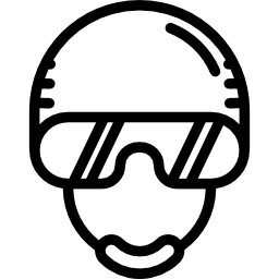 capacete de snowboard Ícone