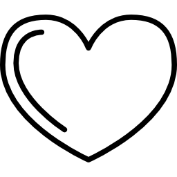 Сердце с линией иконка
