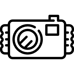 fotocamera resistente all'acqua icona