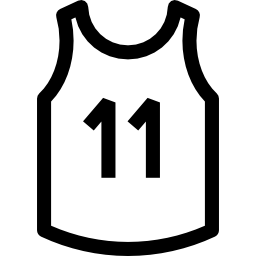 camisa de basquete Ícone