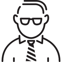 Manager with Tie icon