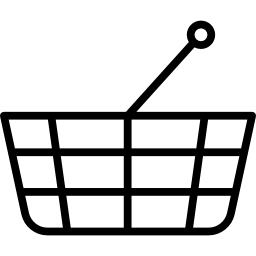 cesta de supermercado icono