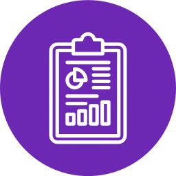 rapport d'activité Icône