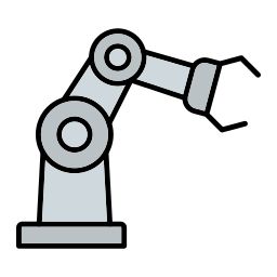 Robot arm icon