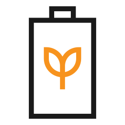 Eco battery icon